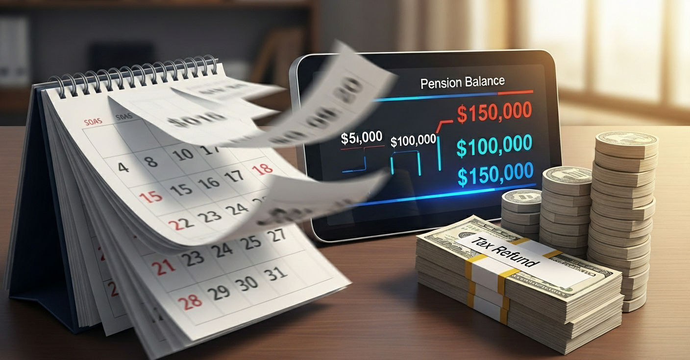 연금저축/IRP 계좌 잔고가 꾸준히 증가하는 모습과 환급액이 쌓이는 모습