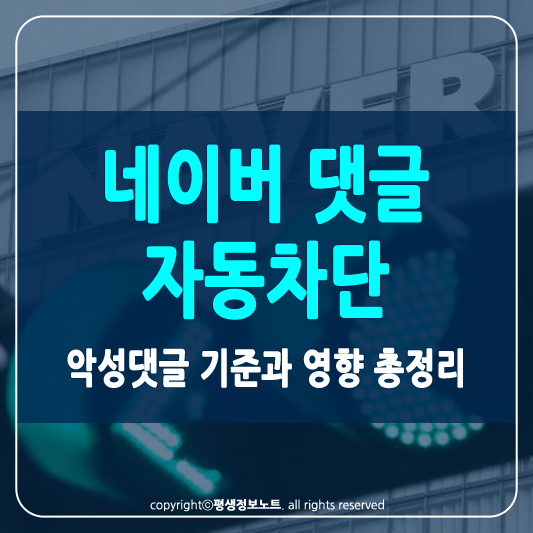 네이버 댓글 자동차단 썸네일