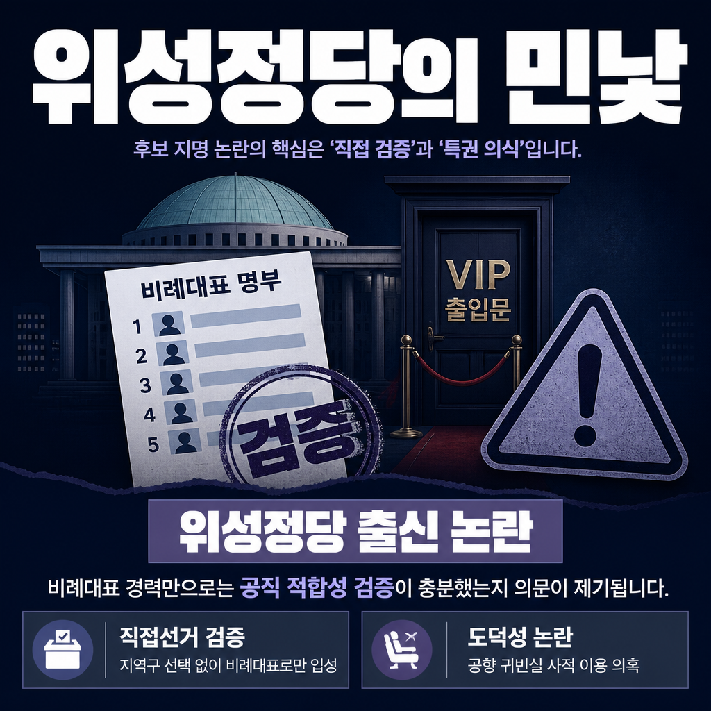 위성정당의 민낯