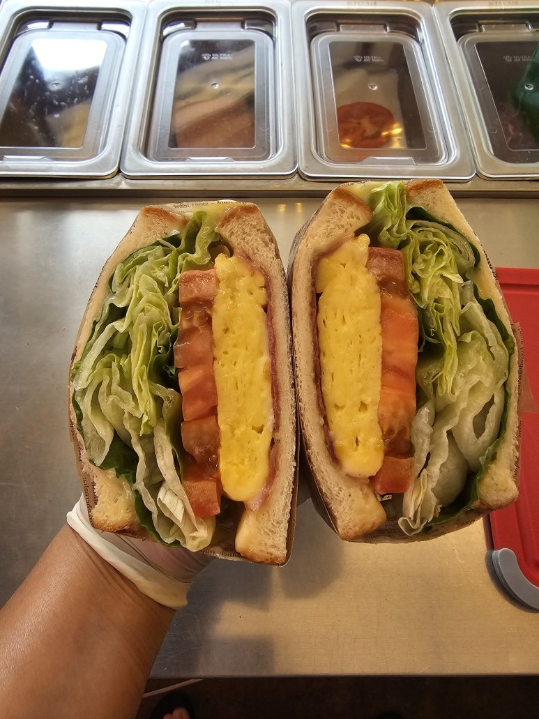 집에서 쉽게 만들수 있는 오믈렛 샌드위치