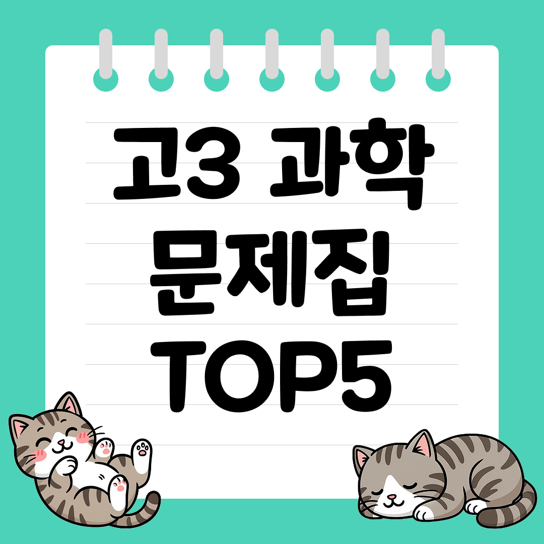 2026년 대비 고3 과학 문제집 추천 순위 TOP5
