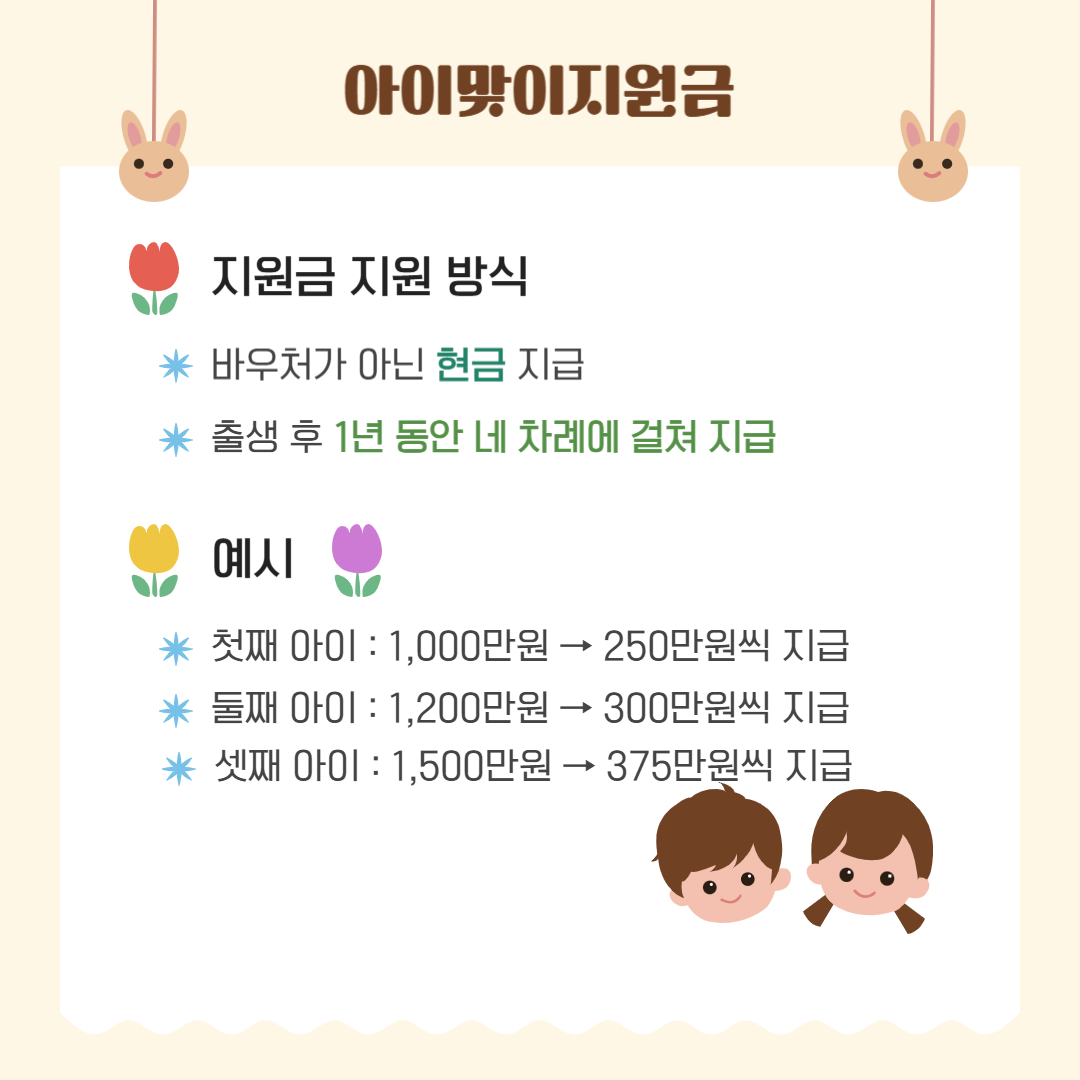 아이맞이지원금
