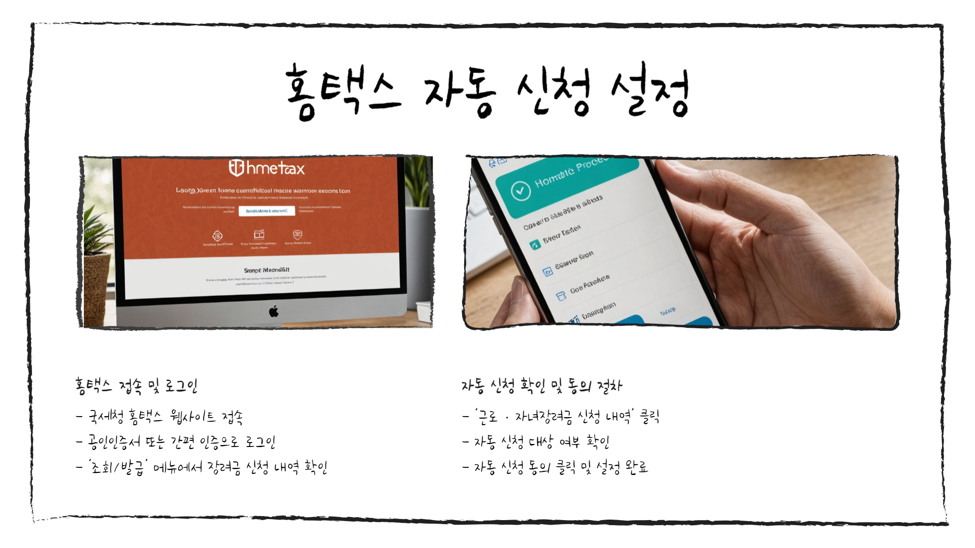 자녀 장려금 자동 신청 방법 총정리