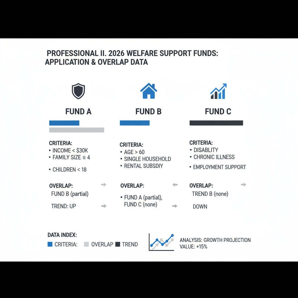 II. 2026년도 주요 복지지원금 3가지 신청 기준 및 중복 조건
