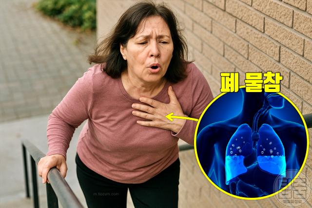 혈관 막힘 증상 치료 숨이 차는 증상 마른기침