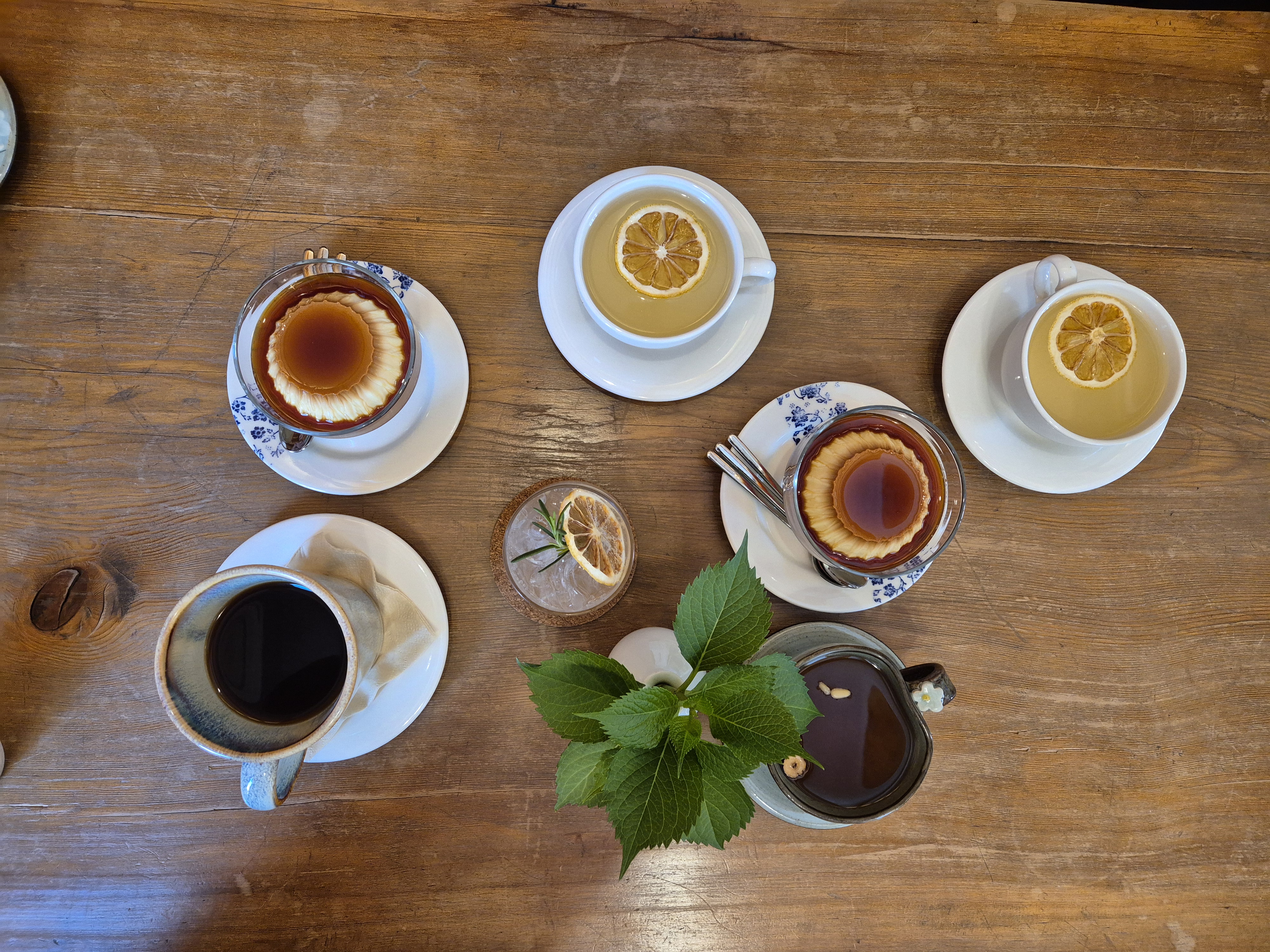 백록림 카페 메뉴