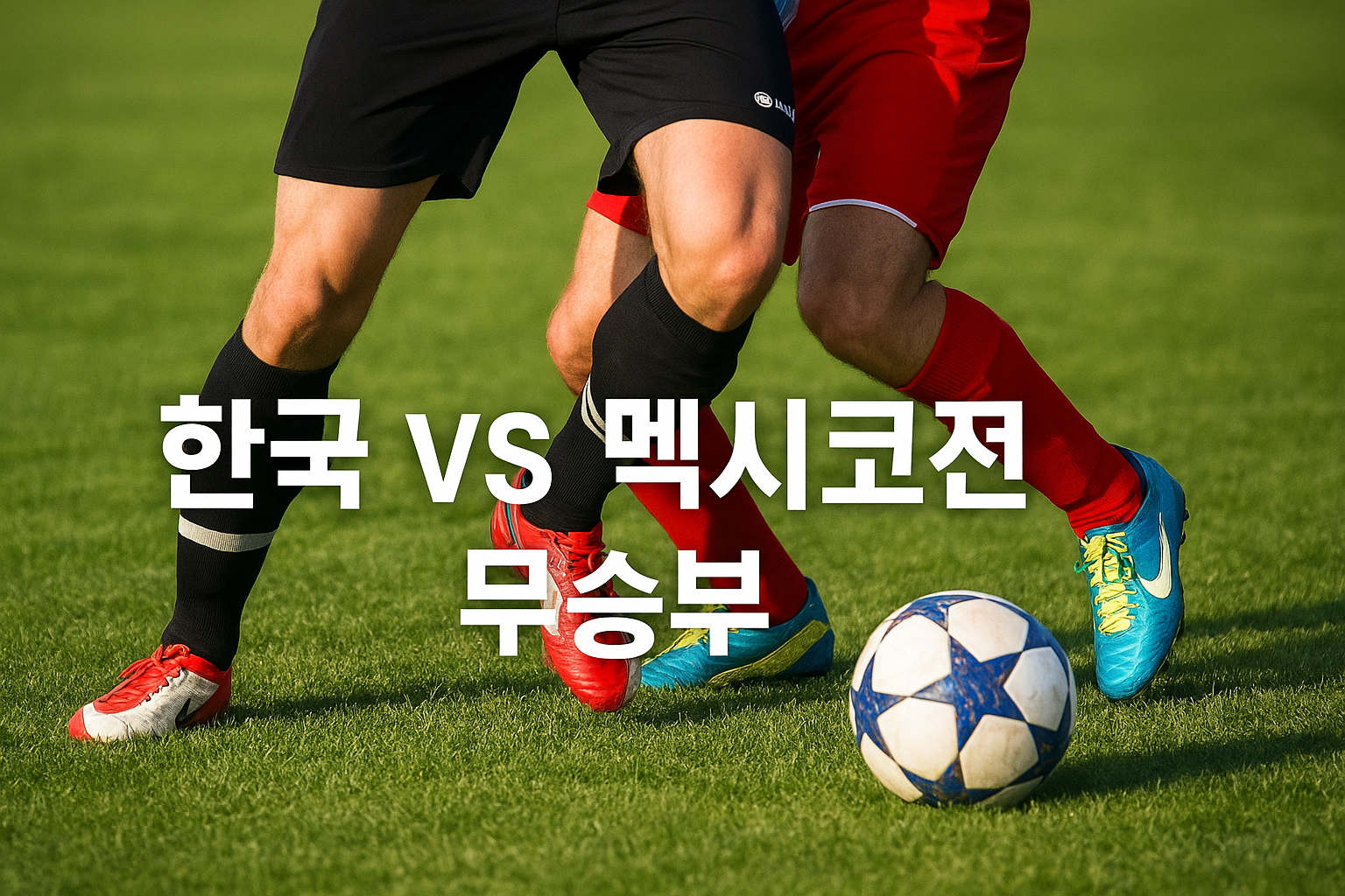 한국 멕시코전 무승부