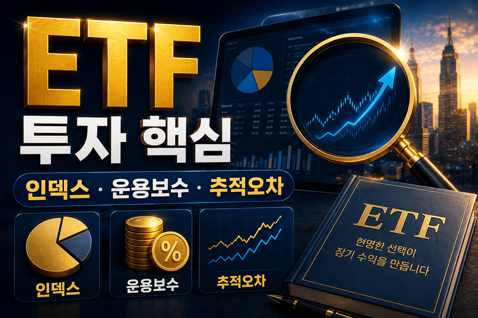 ETF 투자 핵심 (인덱스, 운용보수, 추적오차)