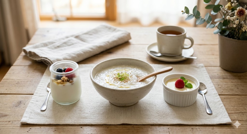 사랑니 발치 당일 추천하는 부드러운 죽과 요거트 식단