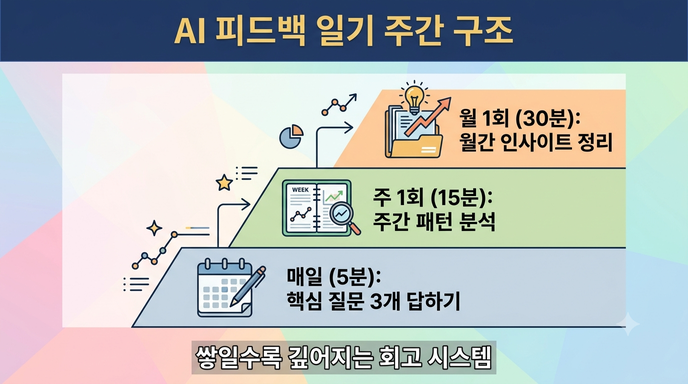 AI 피드백 일기 주간 구조