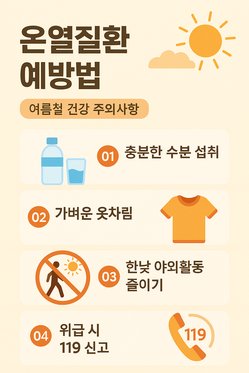 온열질환 예방법