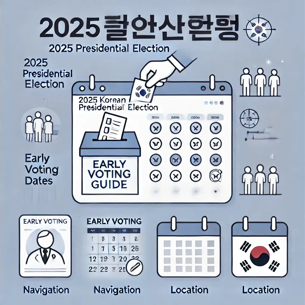 2025 대선 사전투표 일정 및 장소 확인 방법