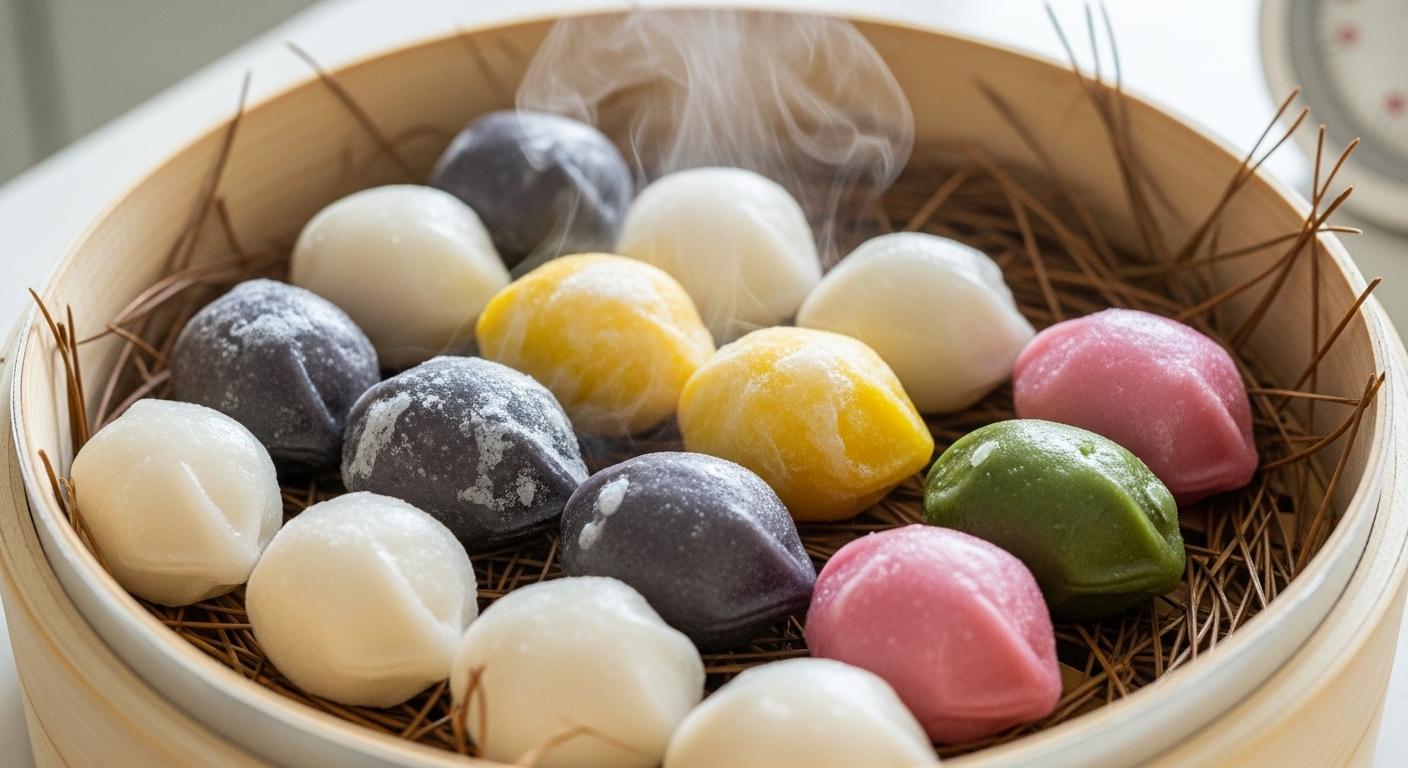 냉동송편 찌는 시간