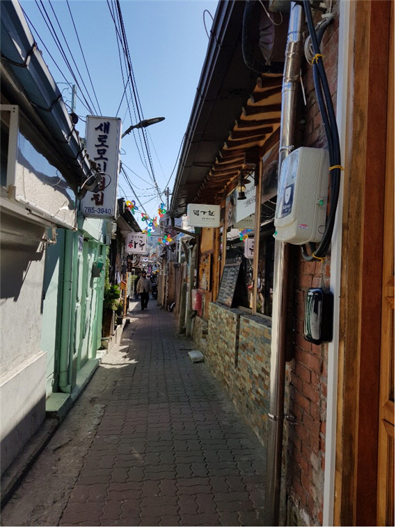 복고풍 골목