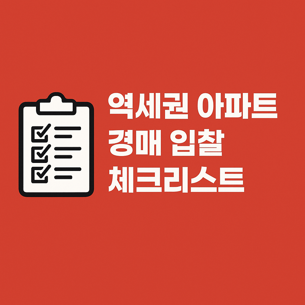 역세권 아파트 경매