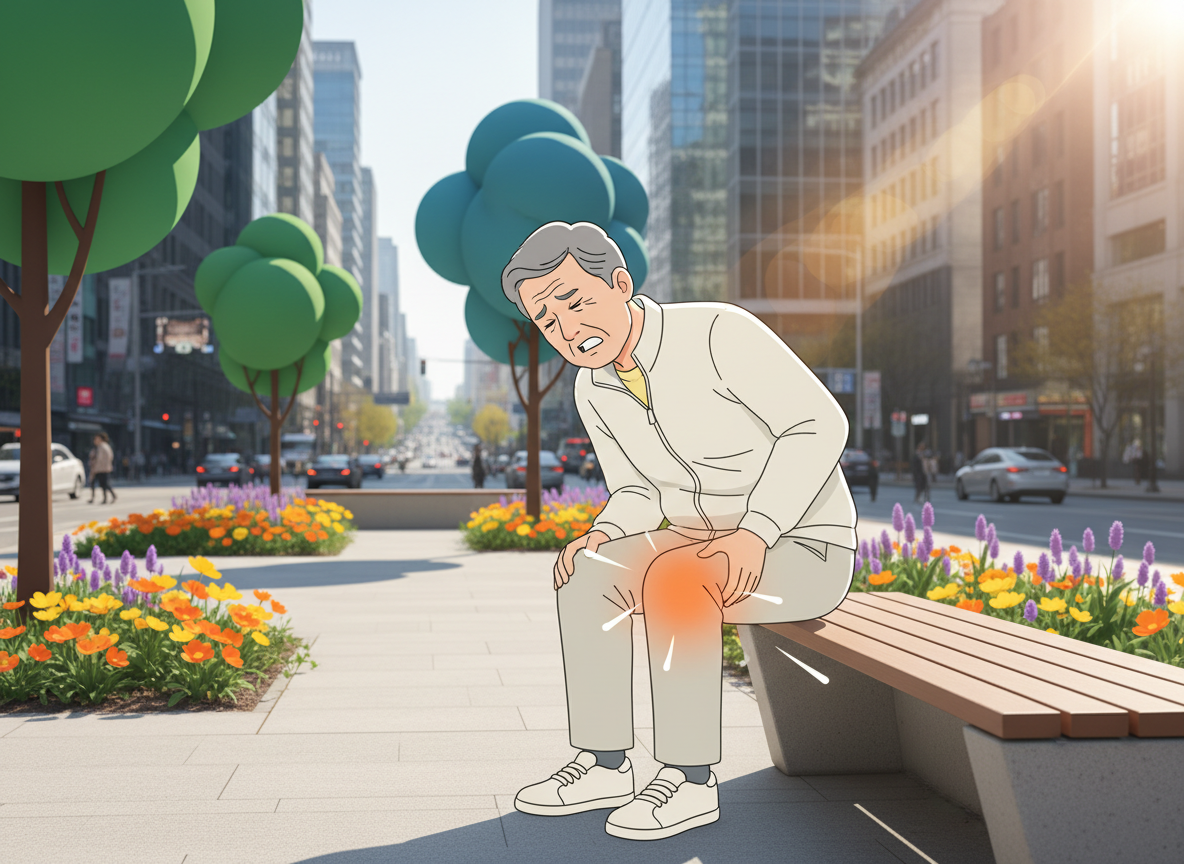 무릎 오금 통증 원인 진료과 찾기 어디아파 앱 어플