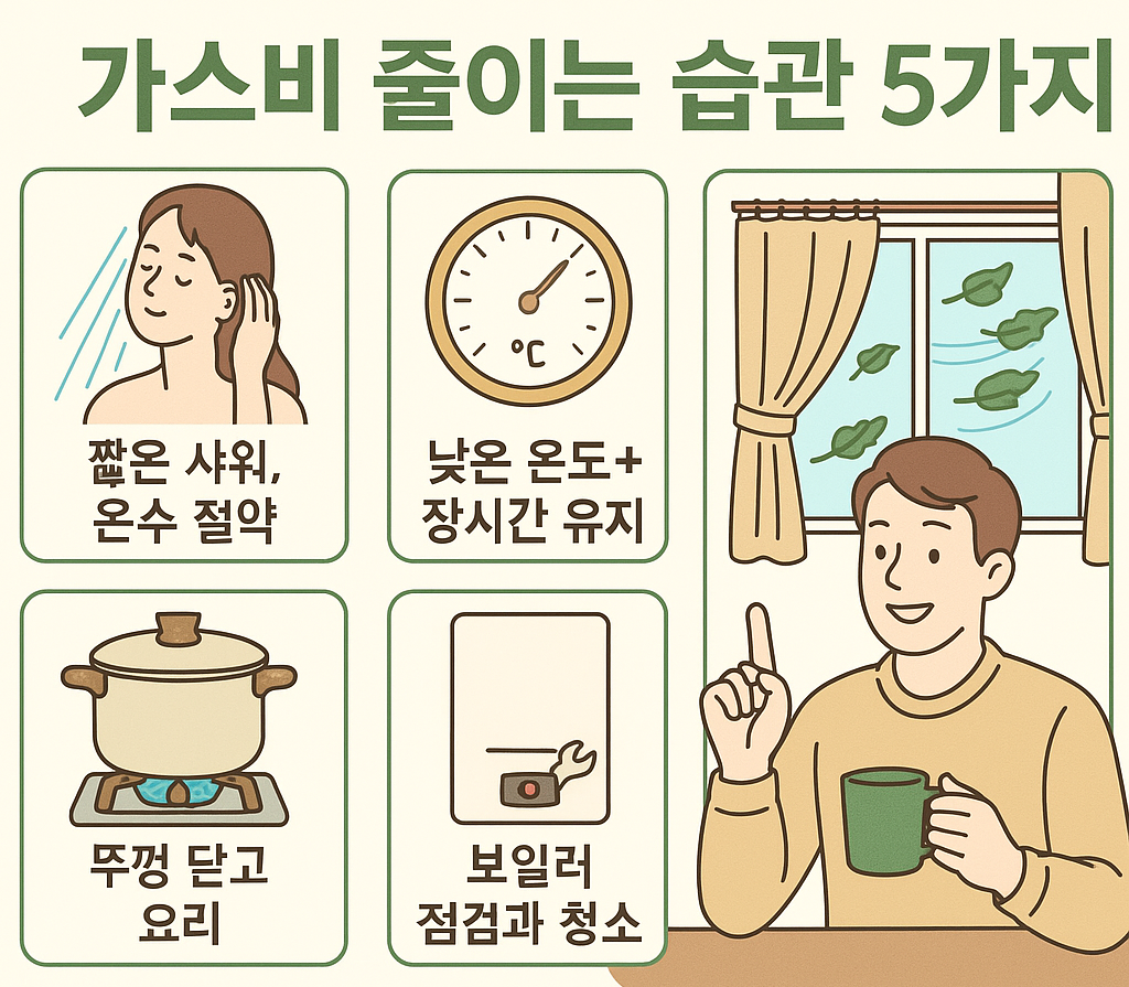 가스비 절약 습관