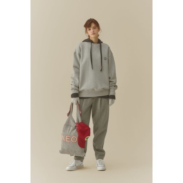 노앙 LOGO EMBROIDERY FLUFF SWEATSHIRT