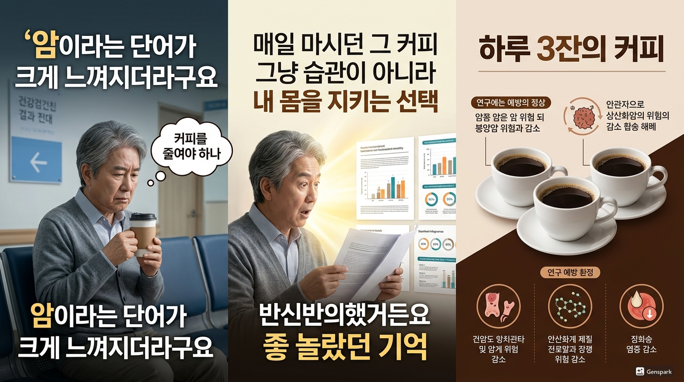 암 예방에 좋은 커피, 정말 효과 있을까? 하루 3잔의 놀라운 진실