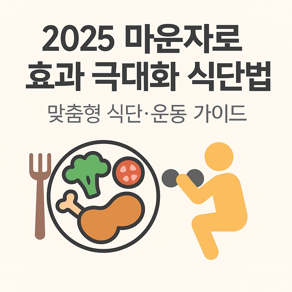2025 마운자로 효과 극대화 식단법