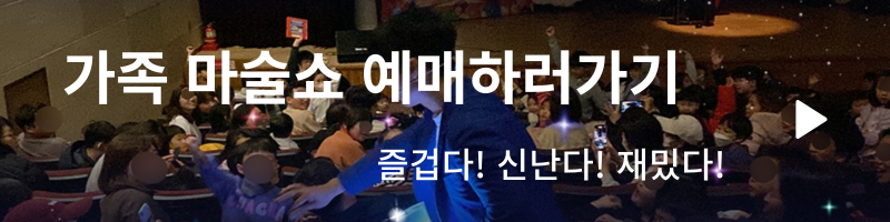인천 가볼만한 곳 가족마술쇼