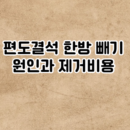 편도결석 제거법과 원인 및 증상 (확인방법 및 제거비용)