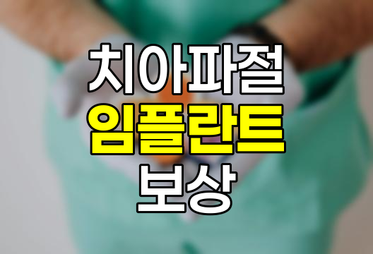 치아파절 임플란트의 상해수술비 보장 실태