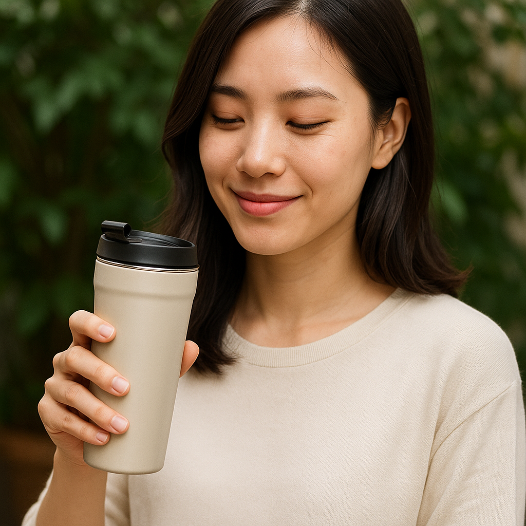 일회용 컵 대신 텀블러 사용하기