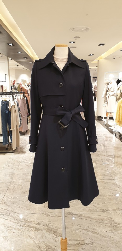 JJ지고트 싱글 카라 원피스형 트렌치코트 w7 gk3m0tc