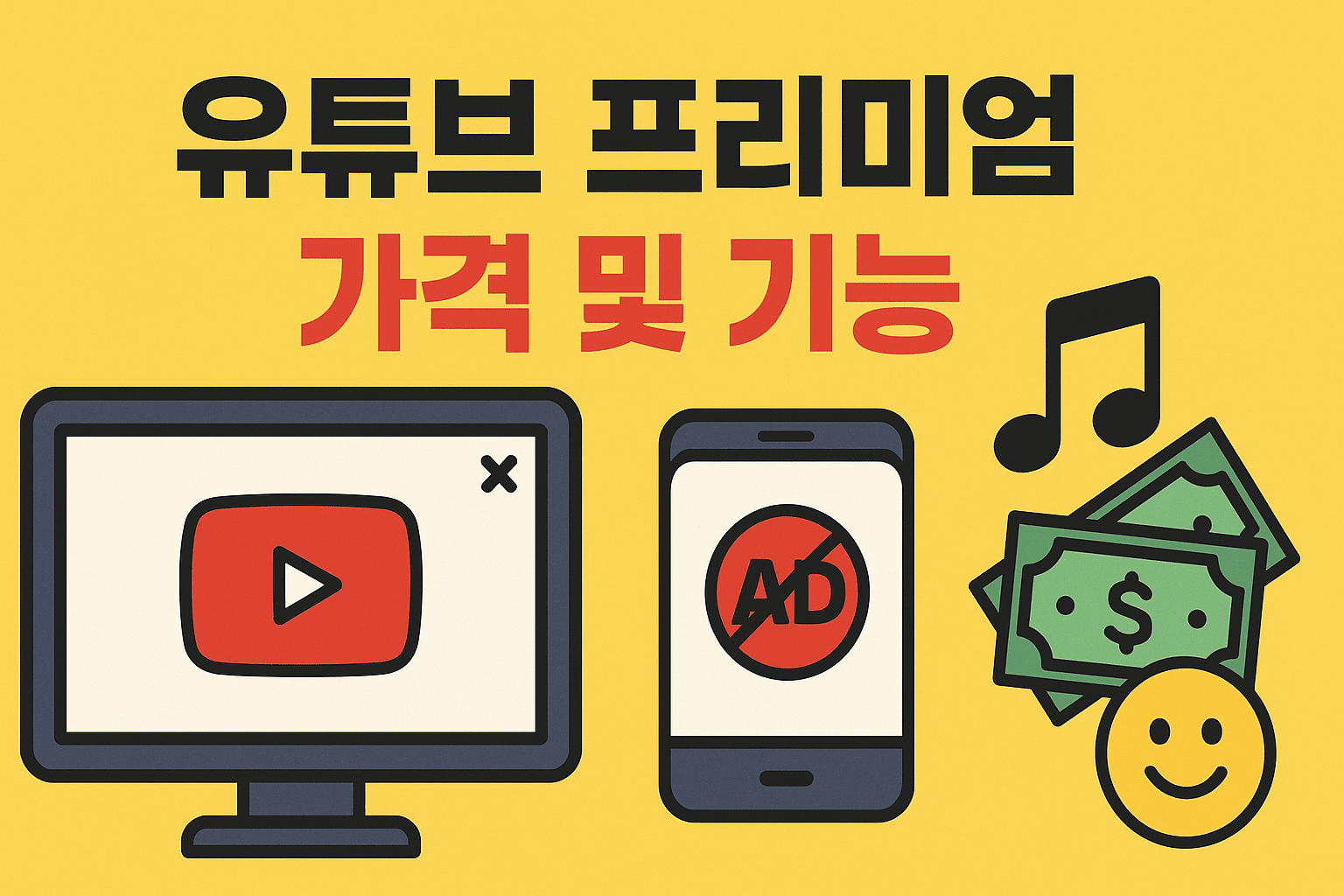 유튜브 프리미엄 가격과 혜택 총정리! 이건 알고 구독하자