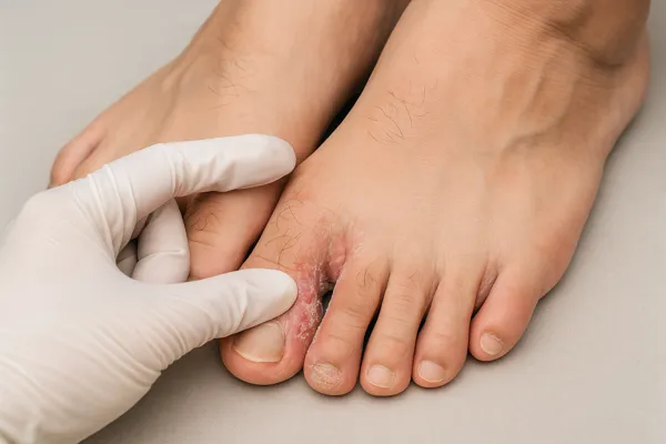 무좀으로 인한 통증과 가려움