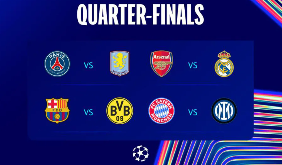 2025 챔피언스 리그 8강대진표