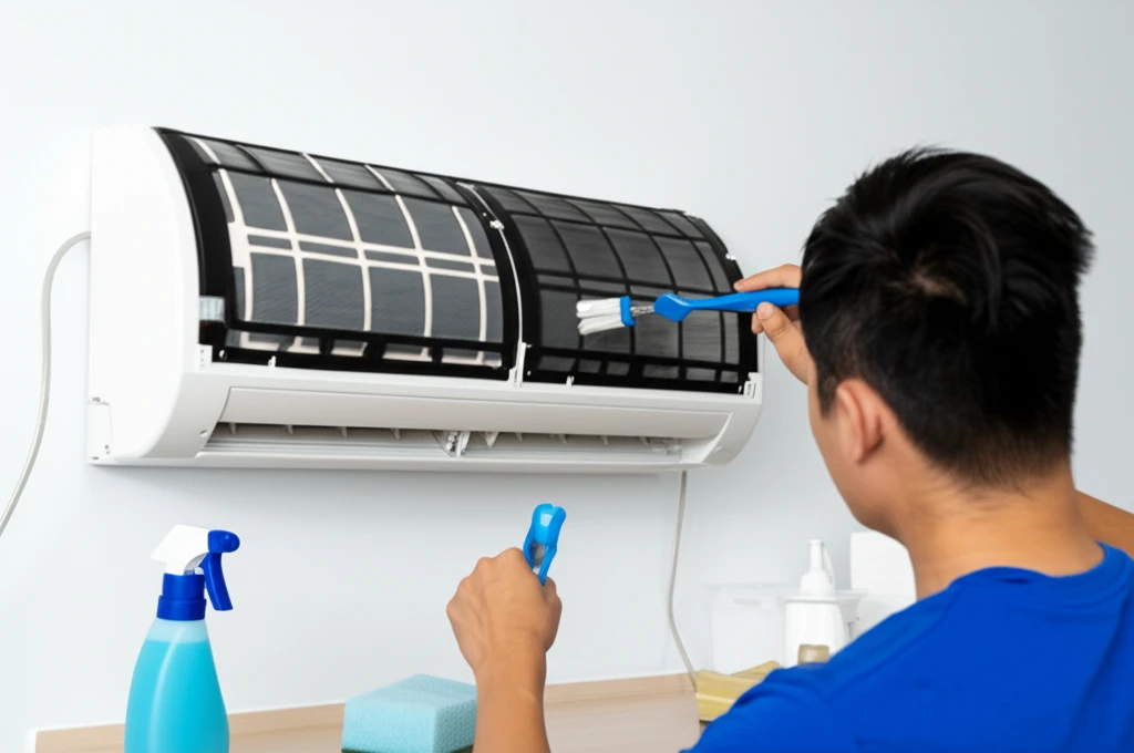 에어컨 청소, 미루면 손해! 건강과 