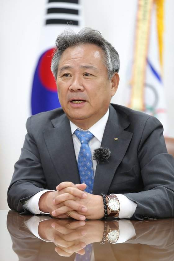 이기흥 해병대 캠프 및 연임 논란