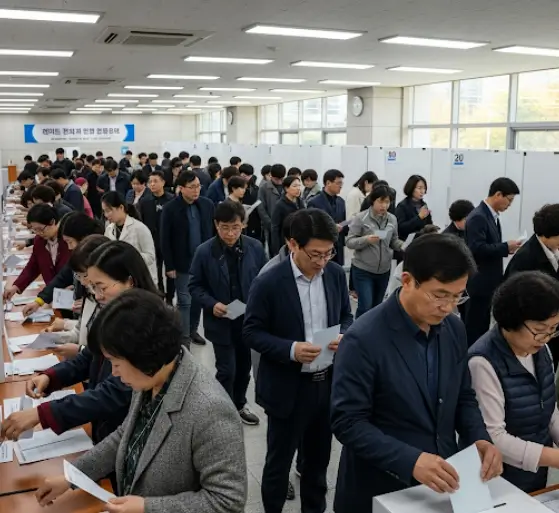 사전 투표 절차