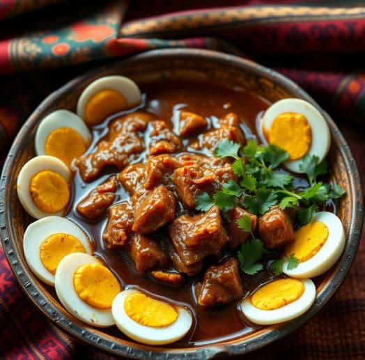 인도네시아 구들부루크(Gudeg) &ndash; 자가재배 잭프루트로 만든 단맛의 전통 스튜