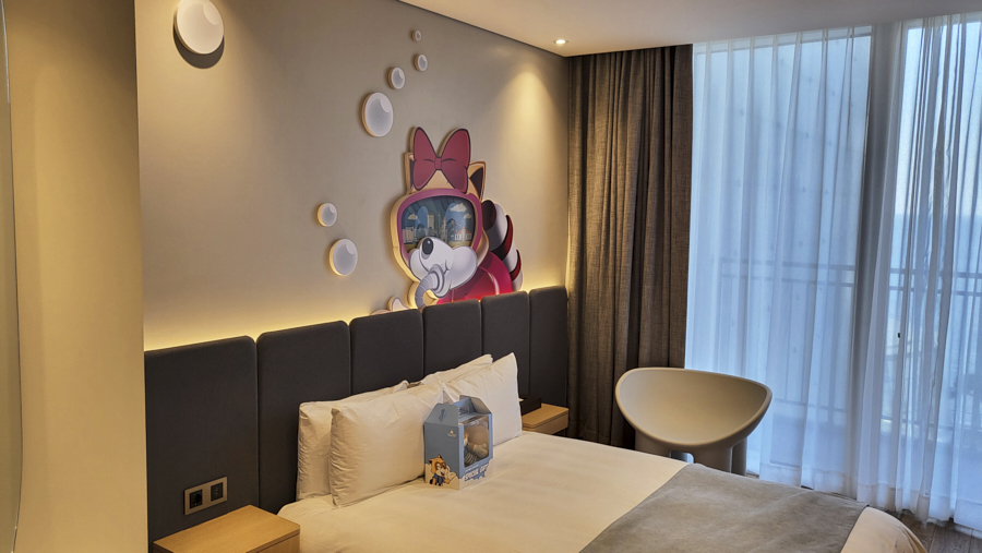 롯데리조트속초 로티로리방 침대