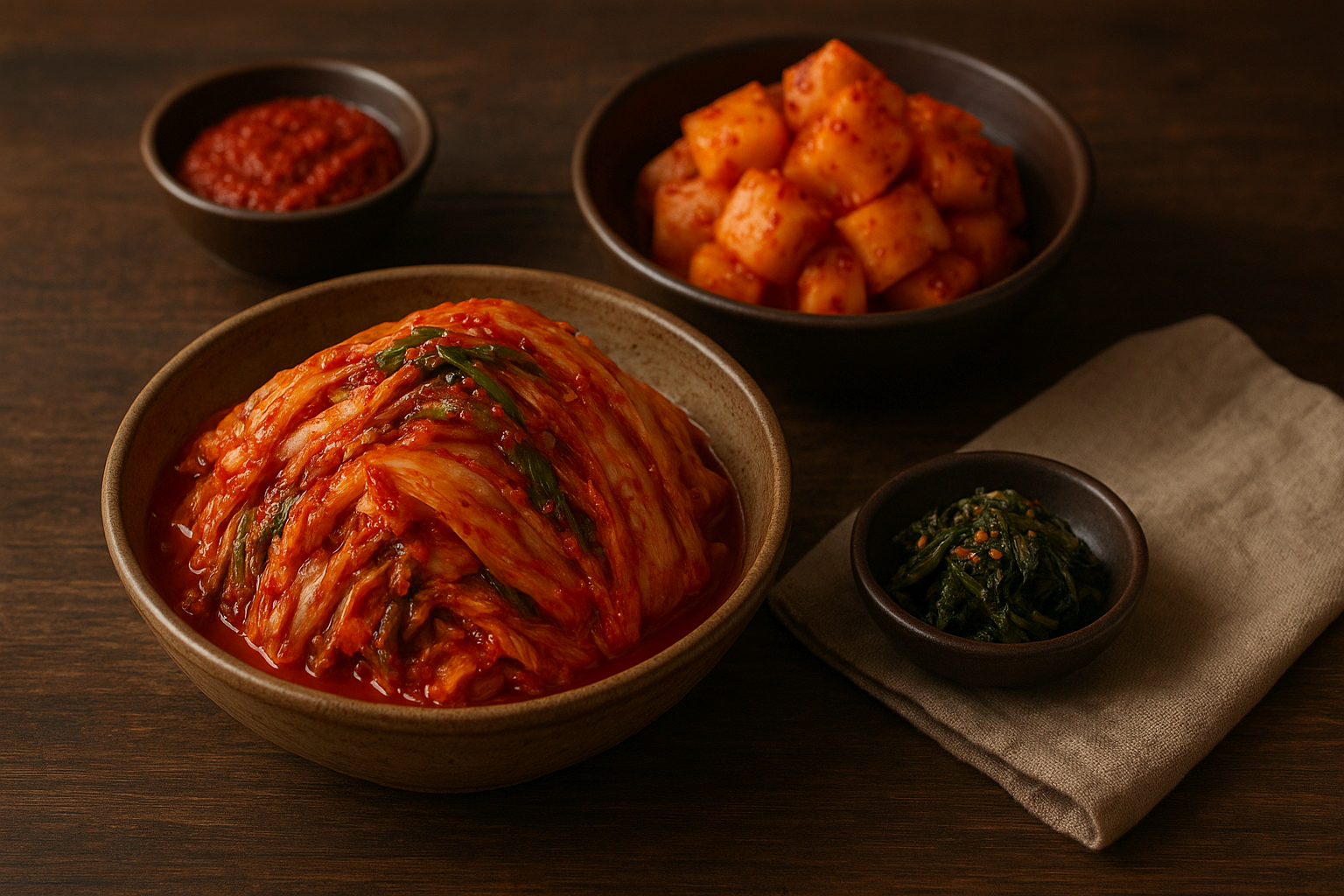 [건강과 기능성] 장 건강에 좋은 전통 김치 레시피 비교