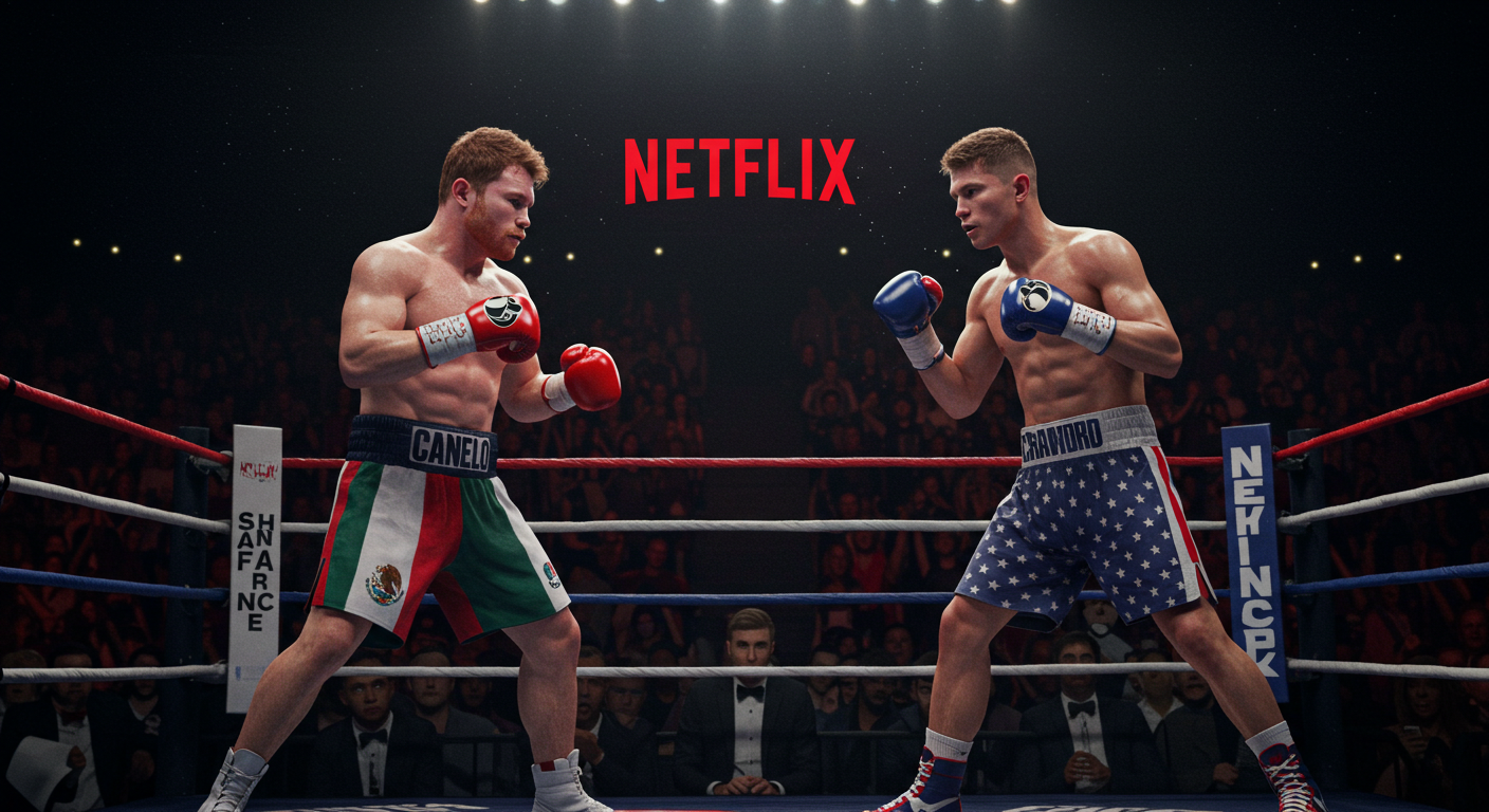 카넬로와 크로포드의 슈퍼 파이트 장면