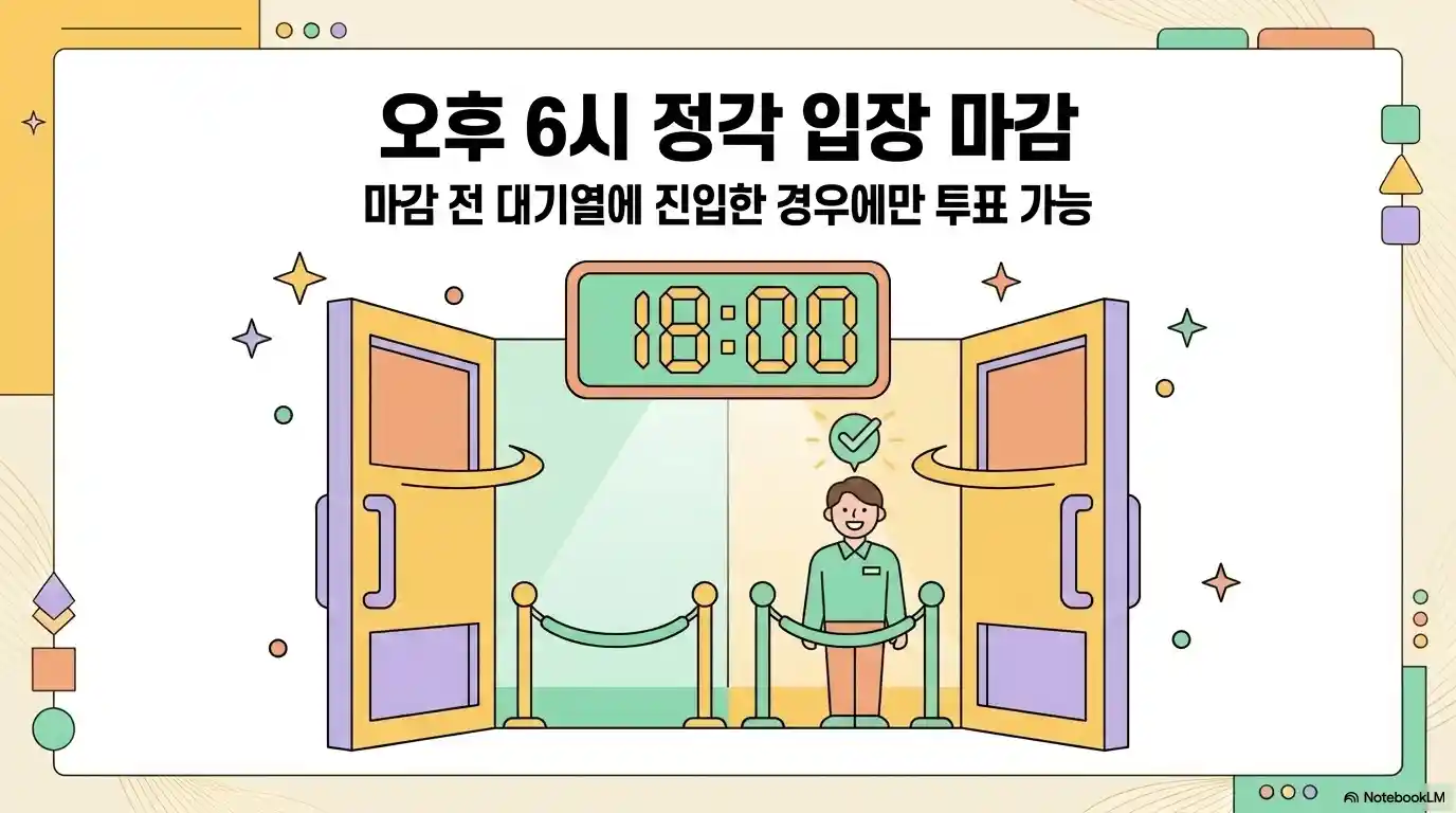 사전투표 시간 엄수