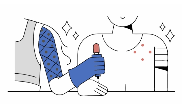 타투하는 전과정