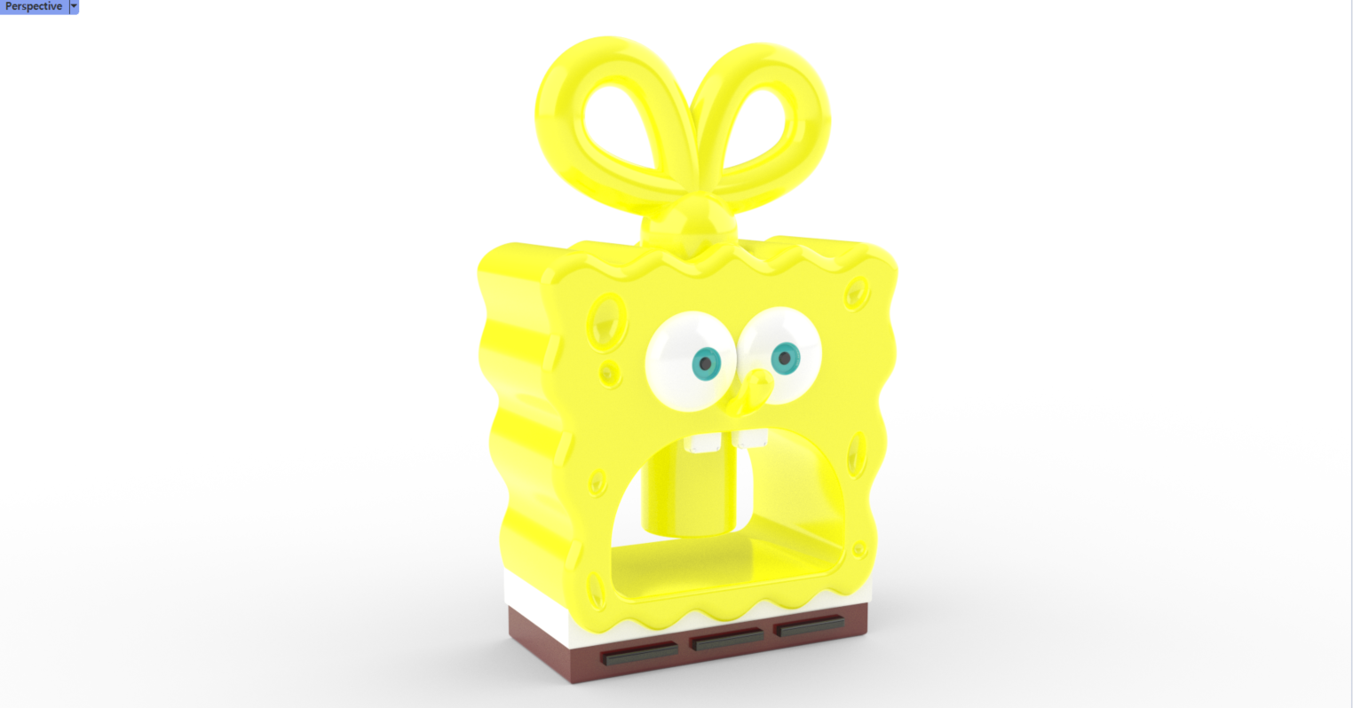 [3D프린터용 .stl파일 다운로드] 네모바지 스폰지밥 호두까기 인형