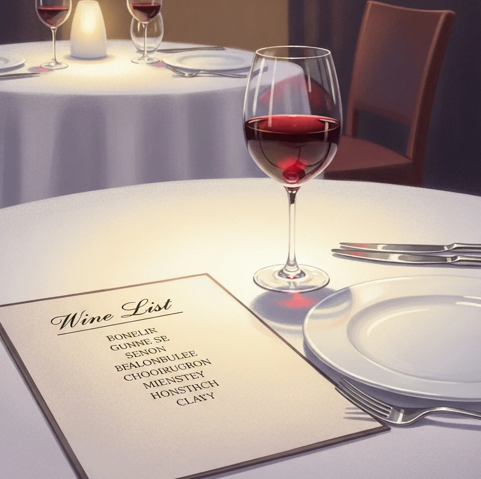 레스토랑 와인 리스트