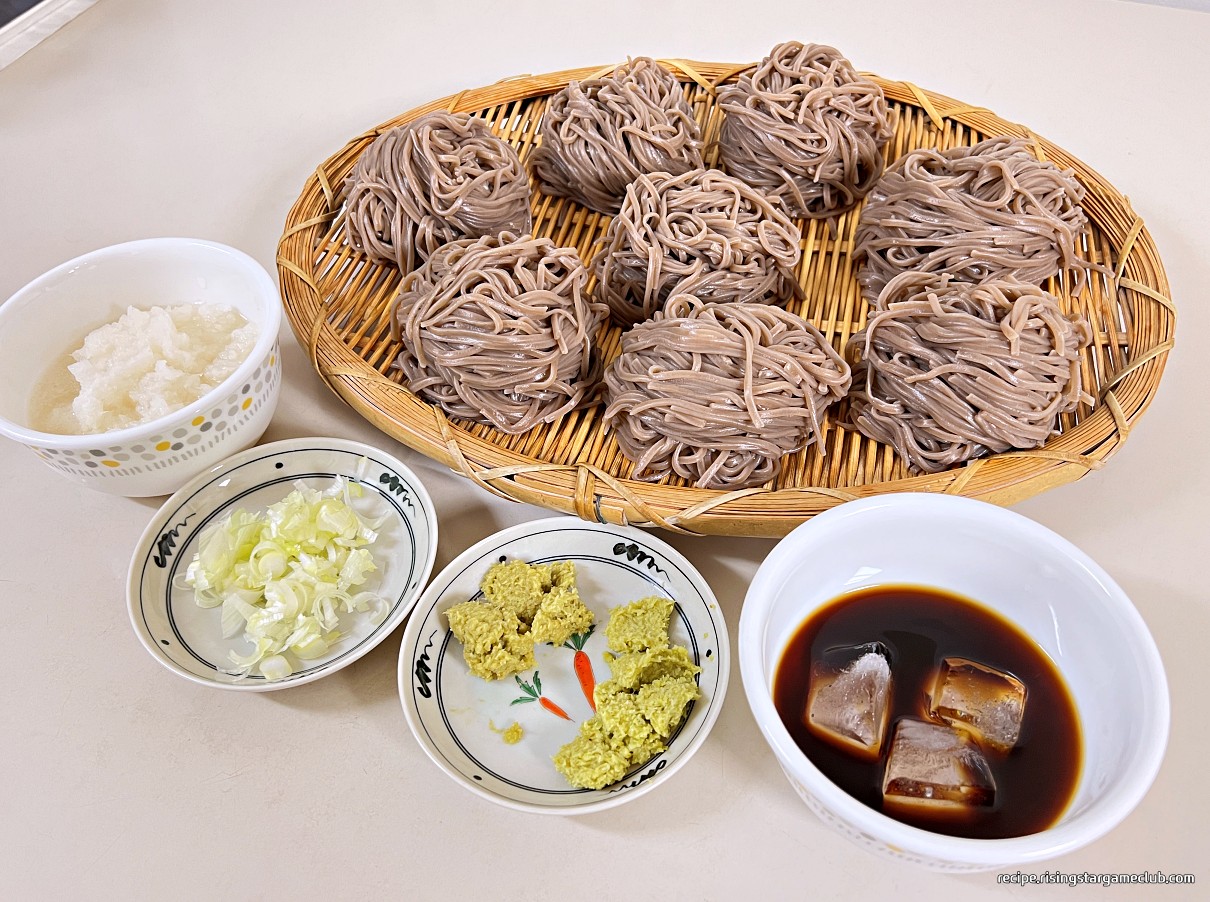 판모밀국수 완성