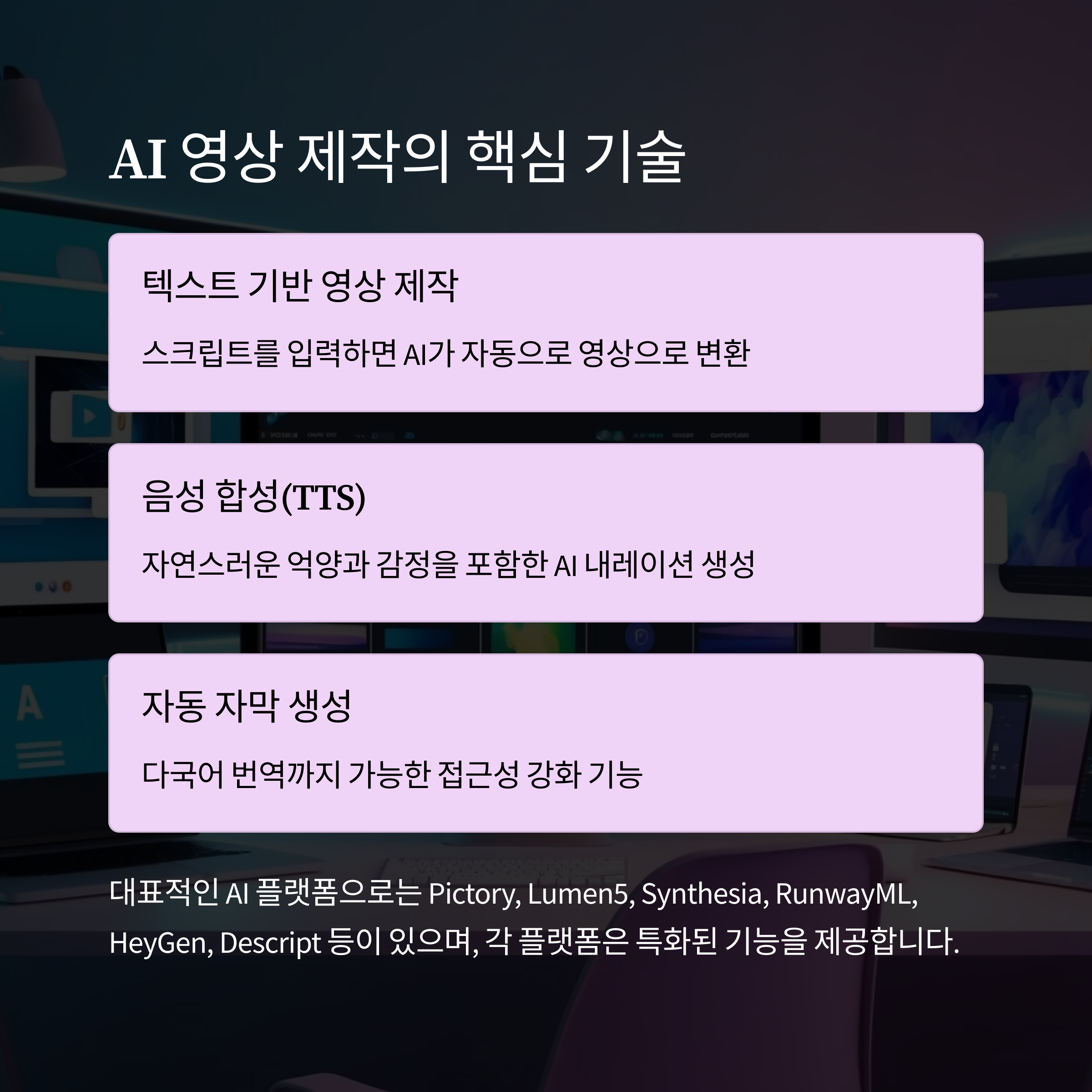 AI 영상 제작이란? 기술의 핵심부터 알아보자