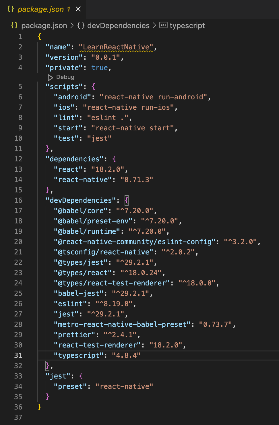 package.json