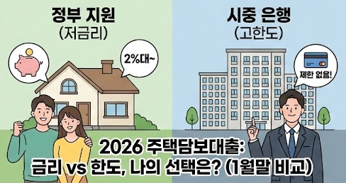 주택담보대출 금리 비교