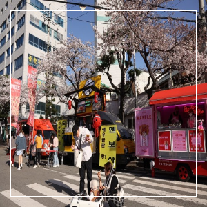 2025년 진해 군항제 부대 행사 중 벚꽃푸드마켓일시 이미지