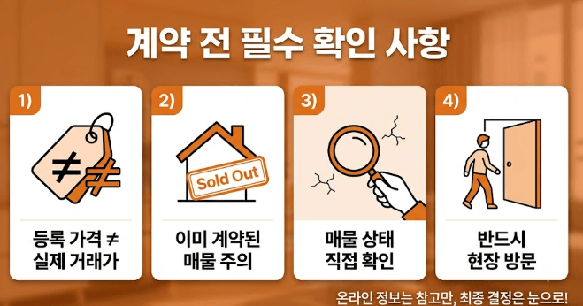계약 전 필수사항 4가지