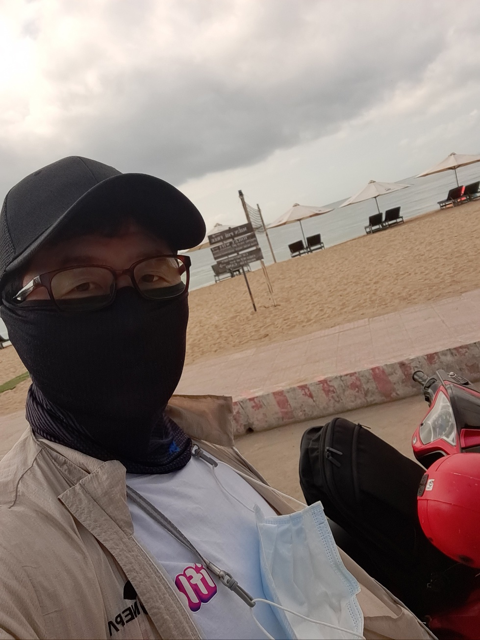 오토바이 여행전 기념 셀피